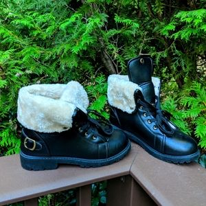 Olivia Miller Convertible Faux-fur Booties